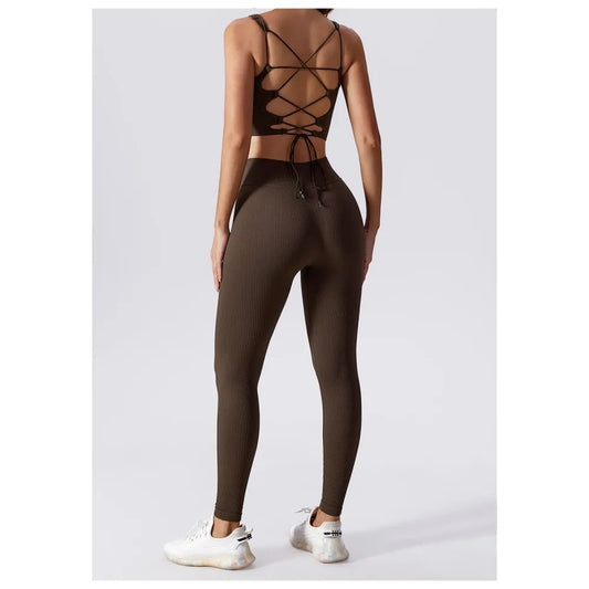 HAZAFIT ADVANCE Leggings - Coffee