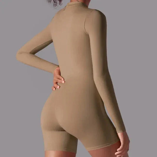 HAZAFIT CONTOUR Unitard - Tan