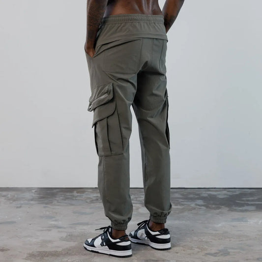 HAZAFIT SCULPT Cargo Trousers - Grey