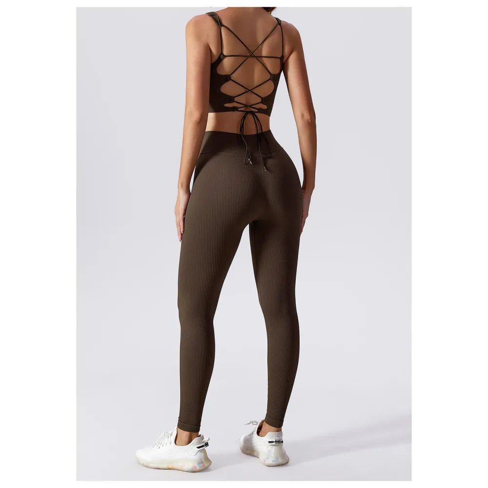 HAZAFIT ADVANCE Leggings - Coffee