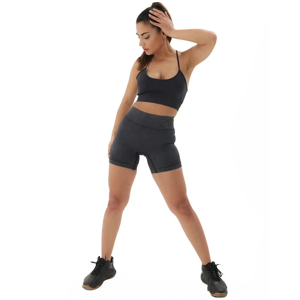 HAZAFIT AURA Sports Bra - Coal