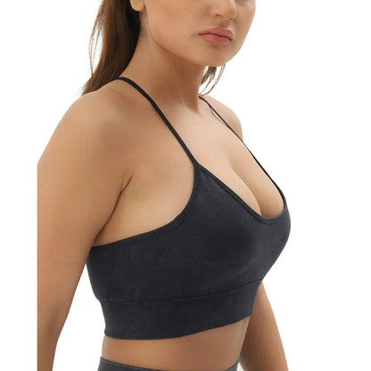 HAZAFIT AURA Sports Bra - Coal