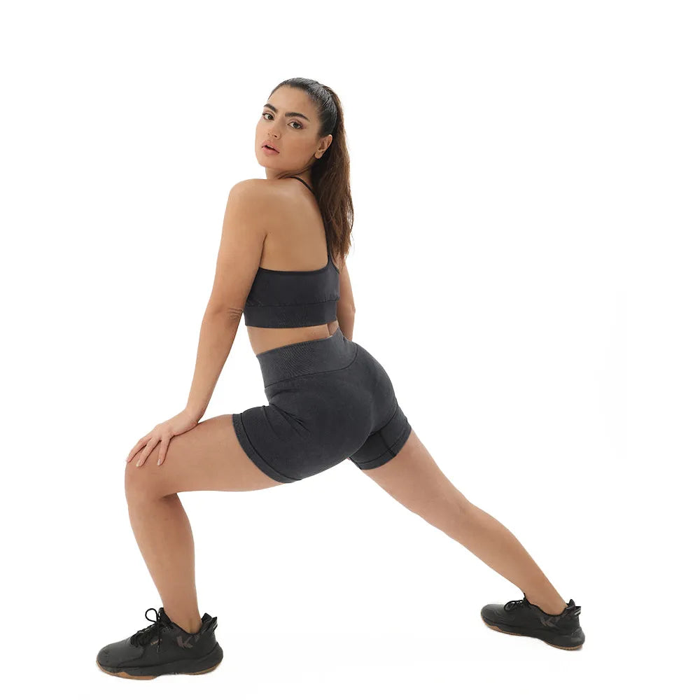 HAZAFIT AURA Sports Bra - Coal