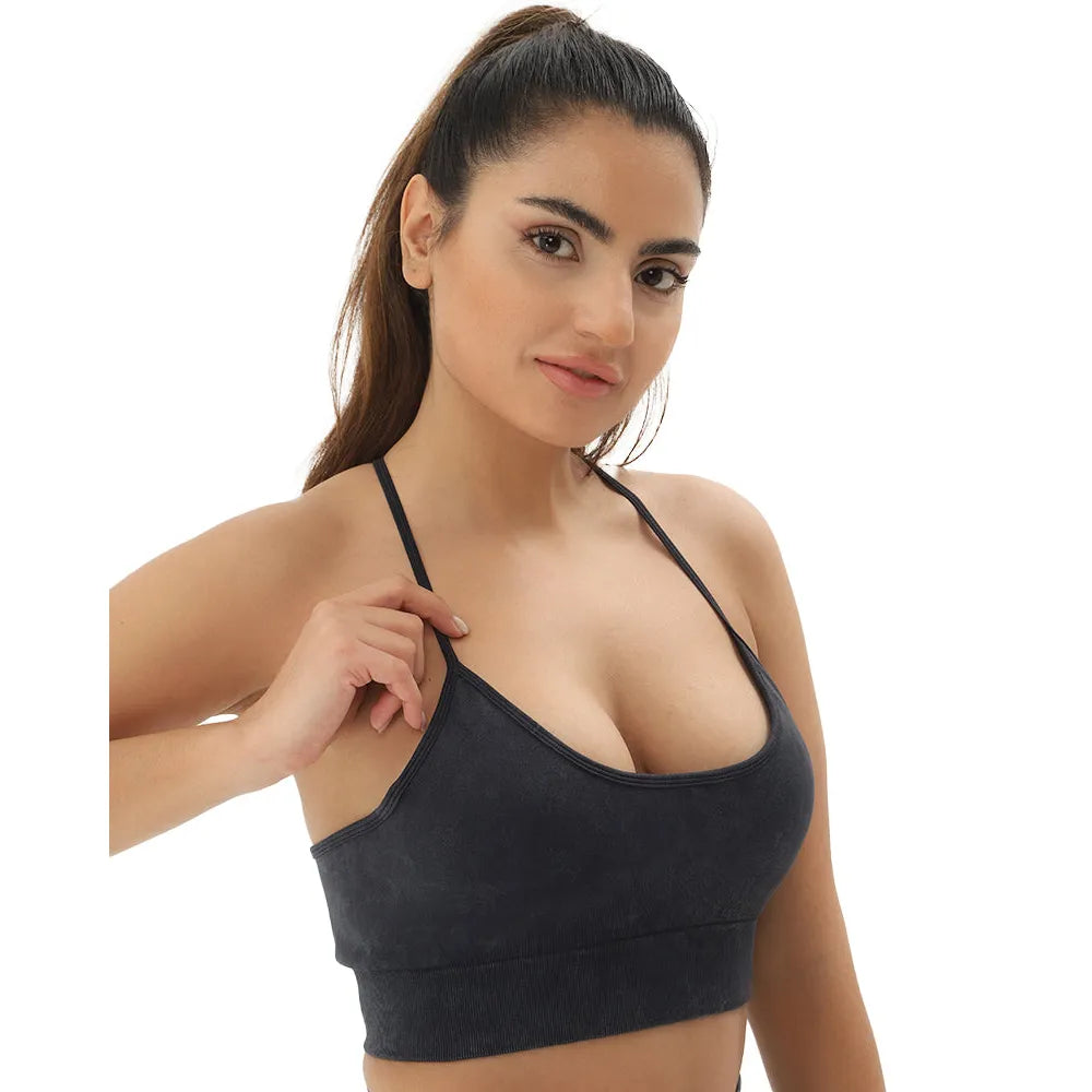 HAZAFIT AURA Sports Bra - Coal