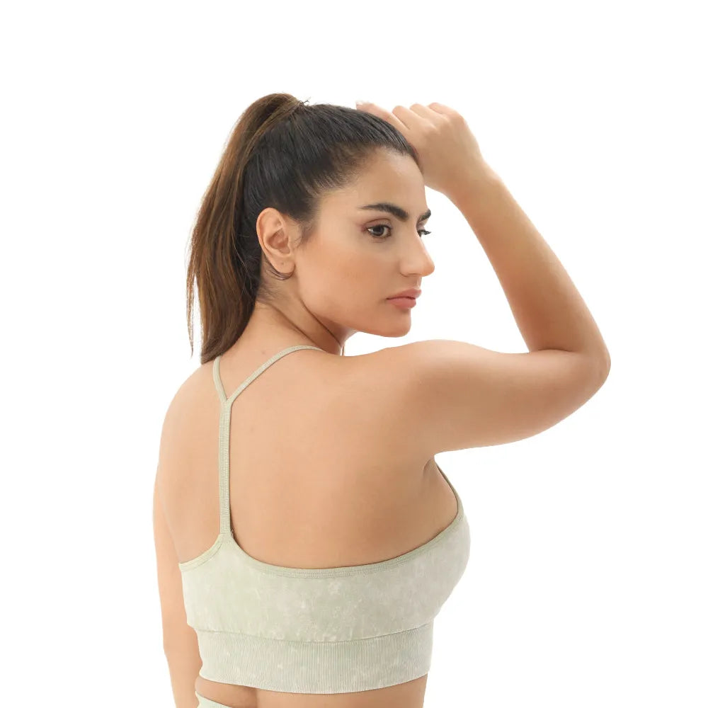 HAZAFIT AURA Sports Bra - Sage