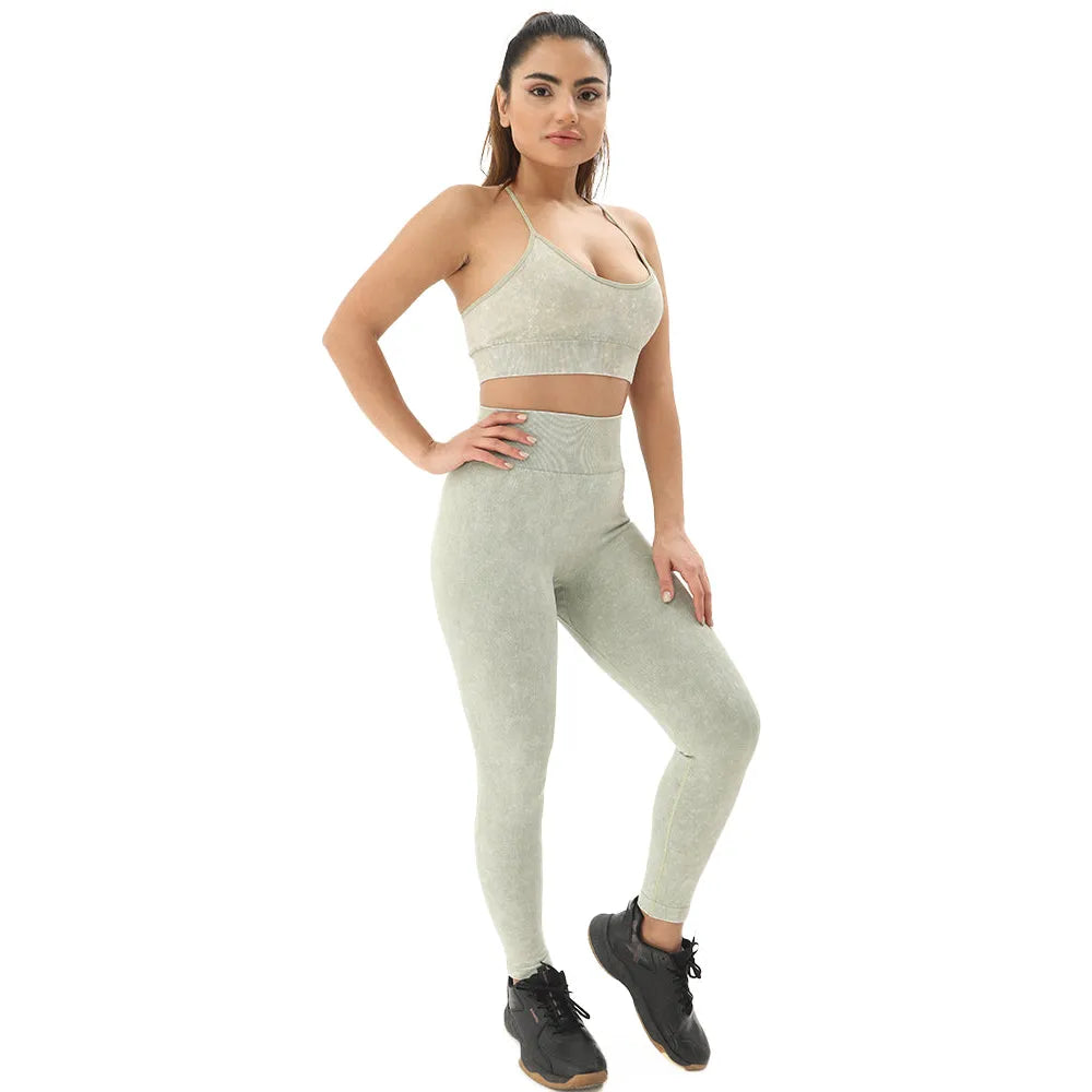 HAZAFIT AURA Sports Bra - Sage