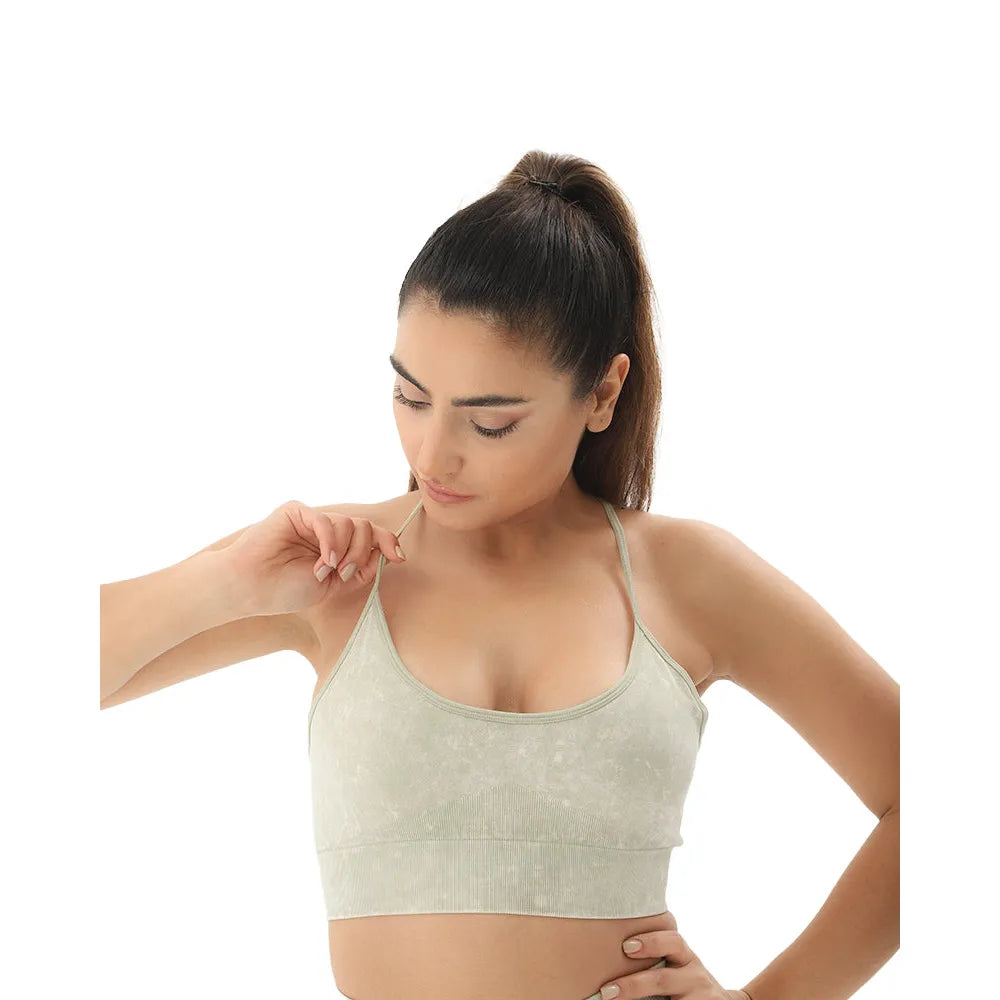 HAZAFIT AURA Sports Bra - Sage