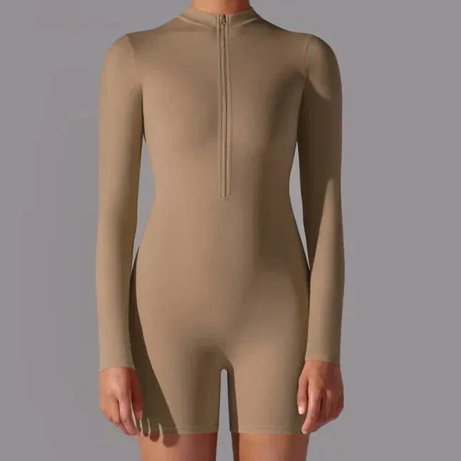 HAZAFIT CONTOUR Unitard - Tan