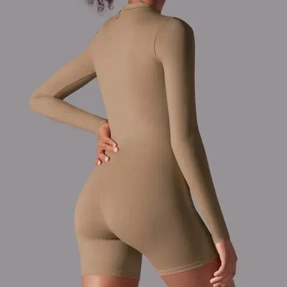 HAZAFIT CONTOUR Unitard - Tan