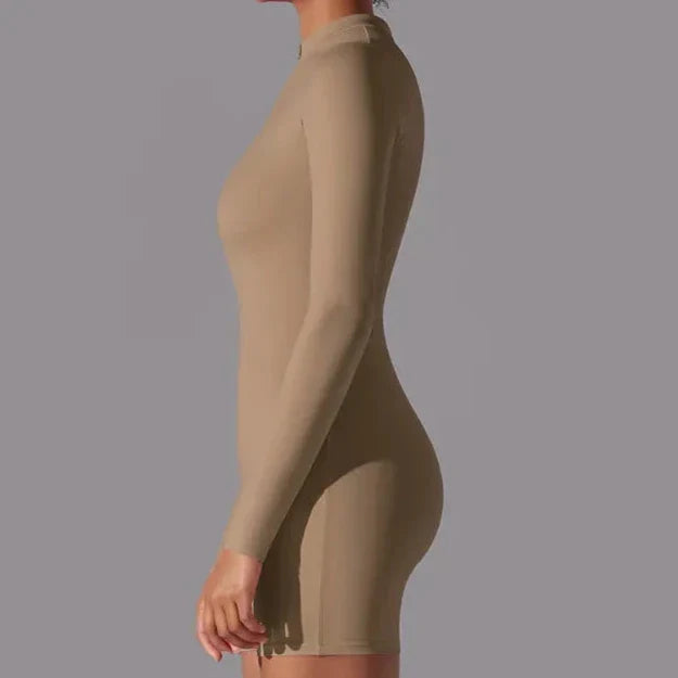 HAZAFIT CONTOUR Unitard - Tan