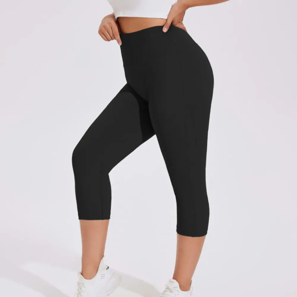 HAZAFIT DELUXE 3/4 Leggings - Black