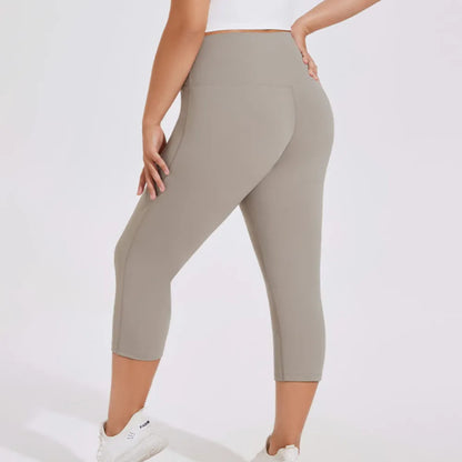 HAZAFIT DELUXE 3/4 Leggings - Sand