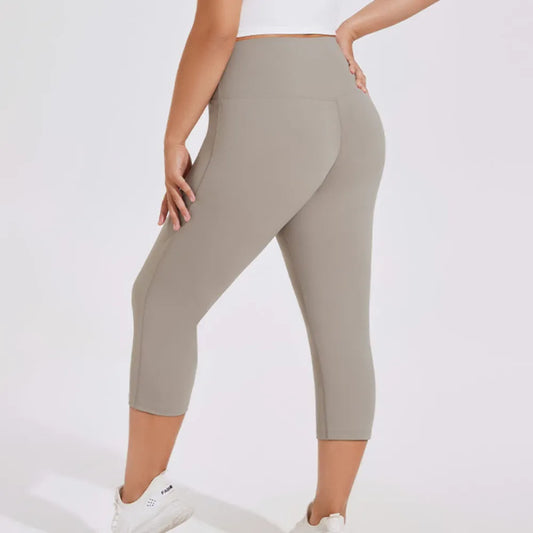 HAZAFIT DELUXE 3/4 Leggings - Sand