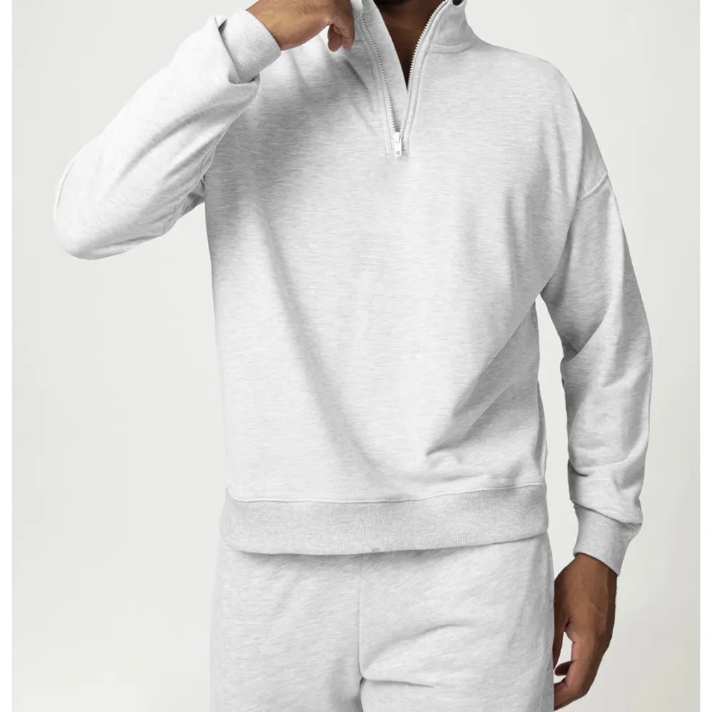 HAZAFIT DOMINION High Neck Sweater - Grey