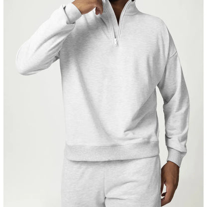 HAZAFIT DOMINION High Neck Sweater - Grey