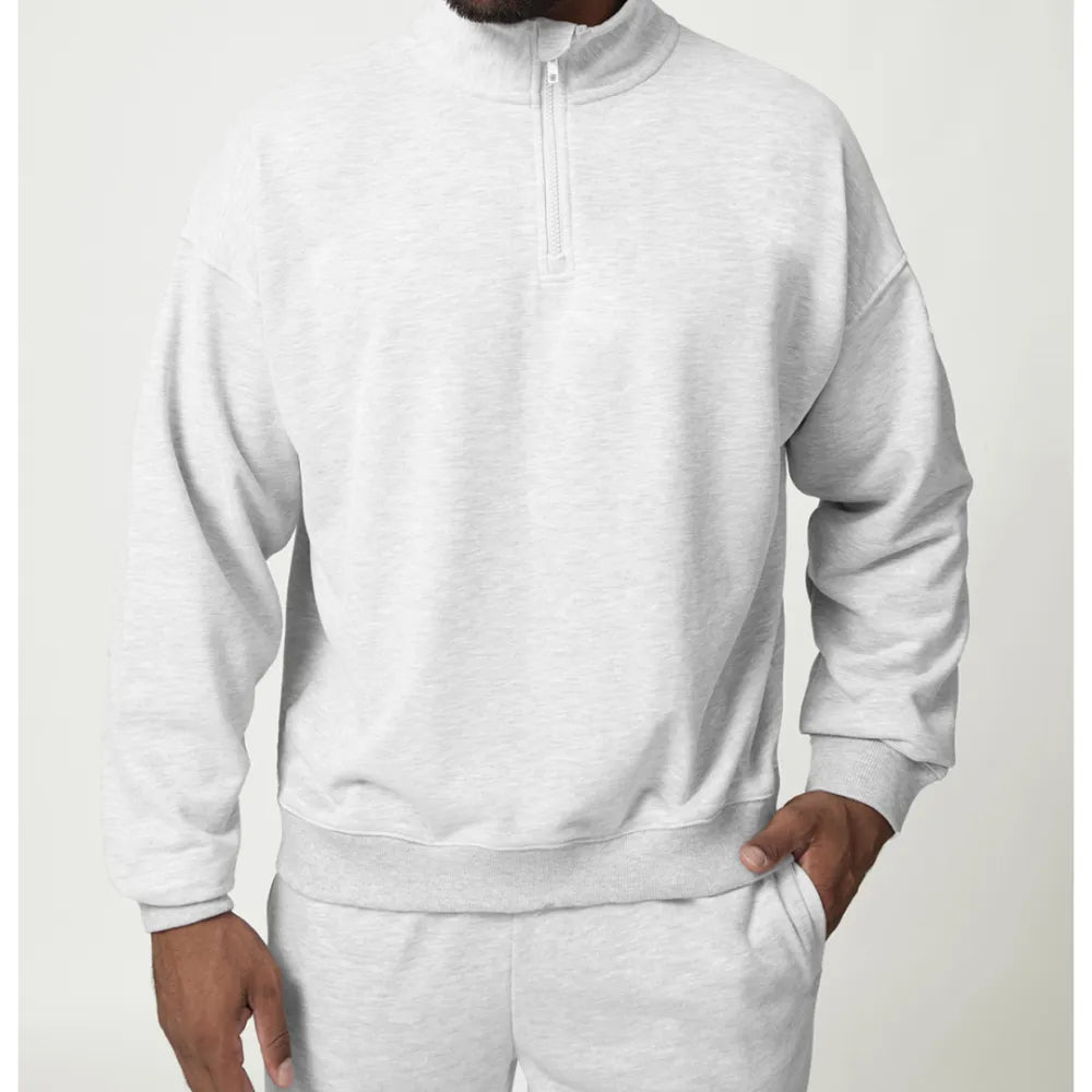 HAZAFIT DOMINION High Neck Sweater - Grey