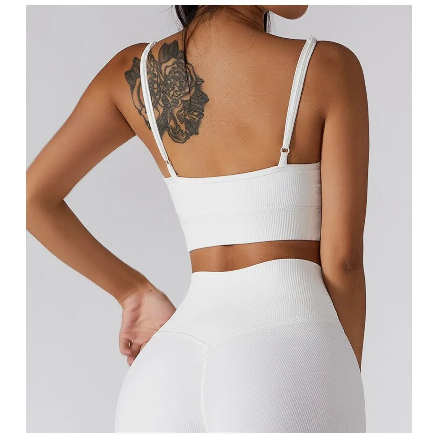 HAZAFIT FLOW Sports Bra - Pearl