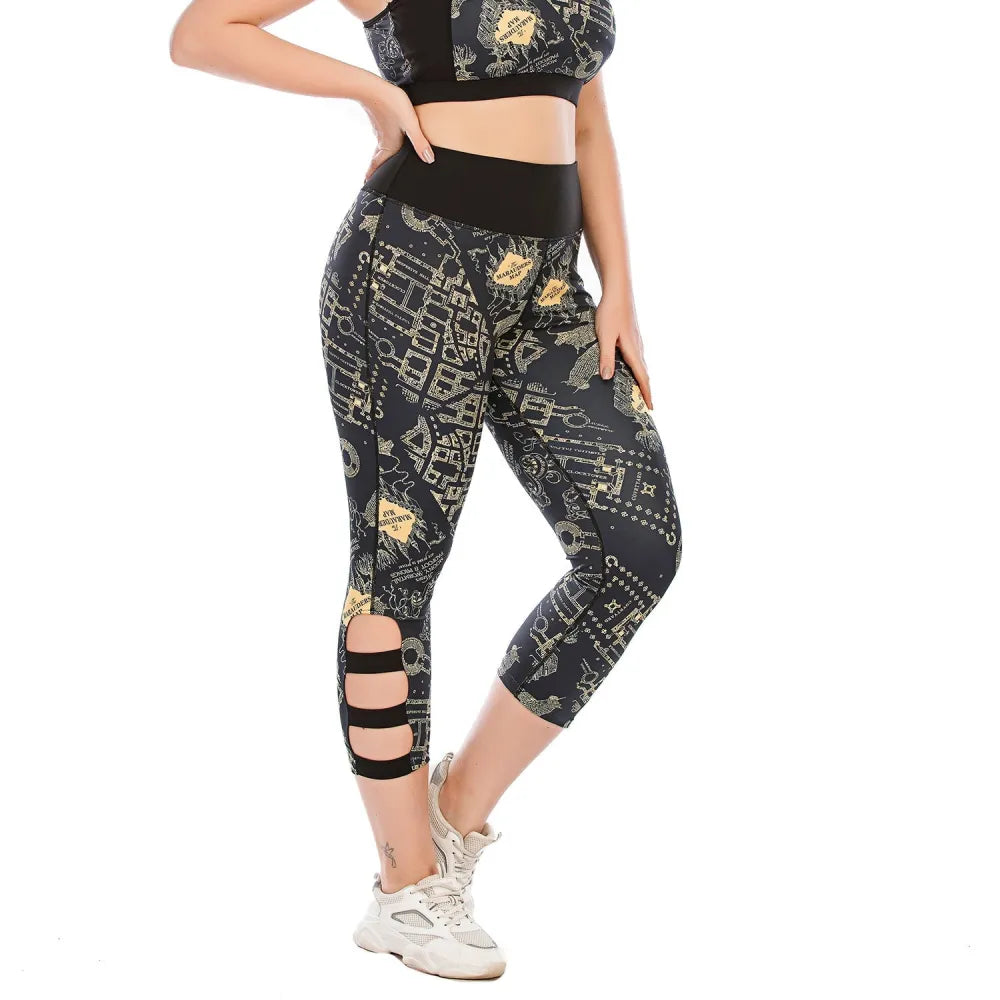 HAZAFIT OASIS Map Leggings
