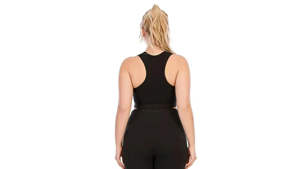 HAZAFIT OASIS Onyx Crop Top