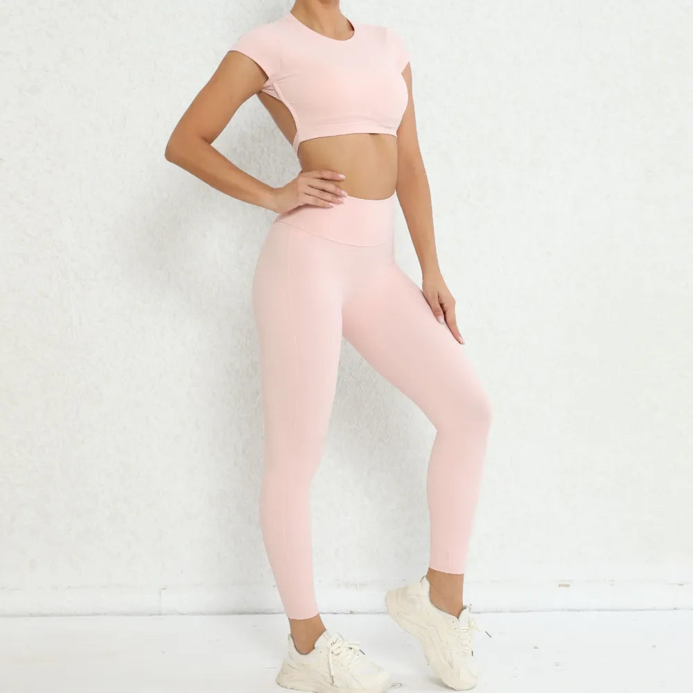 HAZAFIT PRIME Leggings - Misty Rose
