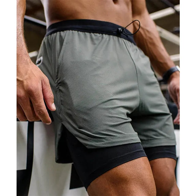 HAZAFIT Q.D. Shorts - Khaki