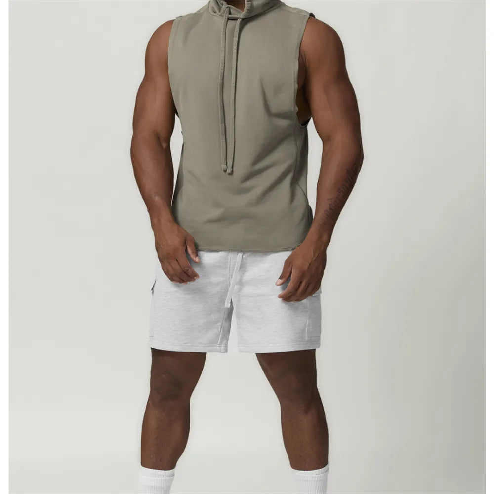 HAZAFIT RAPID Drop Arm Hooded Tank - Olive