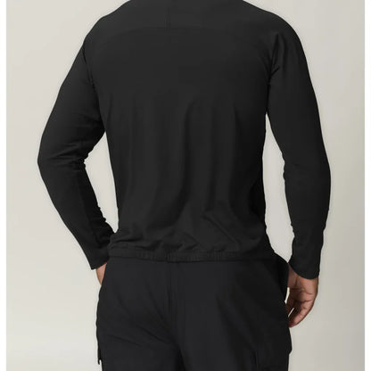 HAZAFIT RAPID Full Zip Long Sleeve T - Shirt - Black