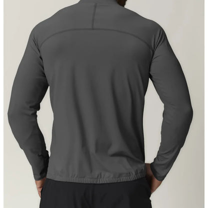 HAZAFIT RAPID Full Zip Long Sleeve T - Shirt - Grey