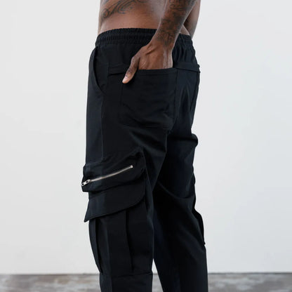 HAZAFIT SCULPT Cargo Trousers - Black