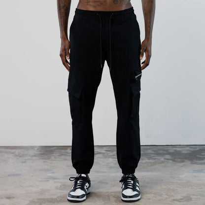 HAZAFIT SCULPT Cargo Trousers - Black
