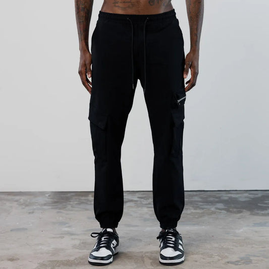 HAZAFIT SCULPT Cargo Trousers - Black