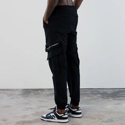 HAZAFIT SCULPT Cargo Trousers - Black