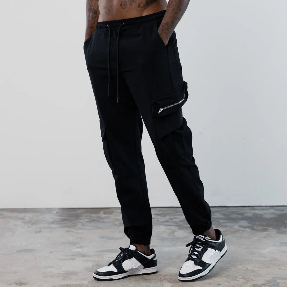HAZAFIT SCULPT Cargo Trousers - Black