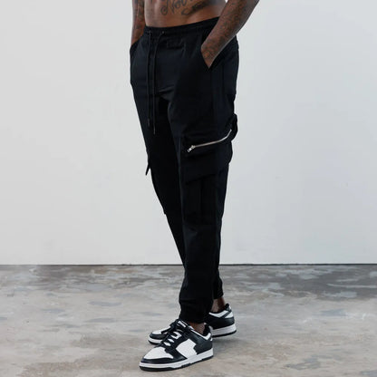 HAZAFIT SCULPT Cargo Trousers - Black