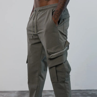 HAZAFIT SCULPT Cargo Trousers - Grey
