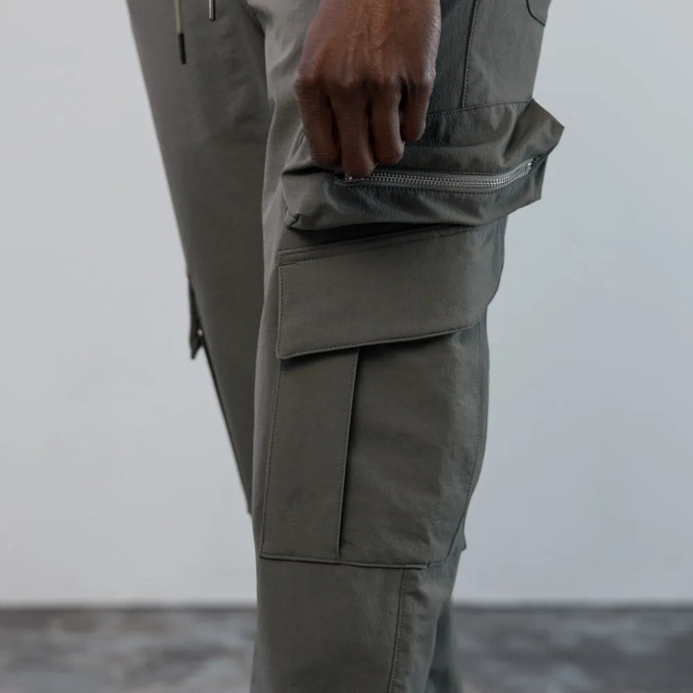 HAZAFIT SCULPT Cargo Trousers - Grey