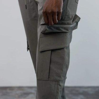 HAZAFIT SCULPT Cargo Trousers - Grey