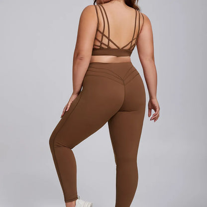 HAZAFIT VISION Leggings - Coffee