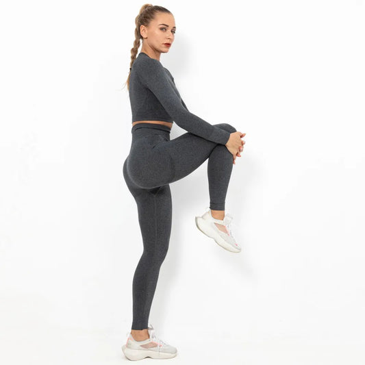 HAZAFIT ZOOM Full Length Legging - Charcoal